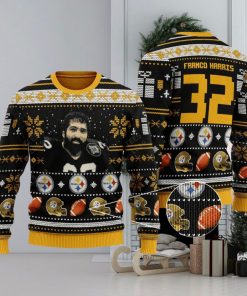 Franco Harris pittsburgh steelers NFL Ugly Christmas 3D Sweater For Men And Women