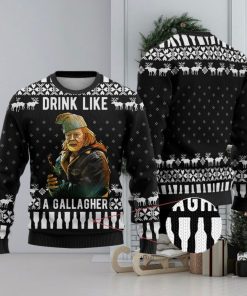 Frank Gallagher Shameless Ugly Christmas Sweater Black Gift For Men And Women