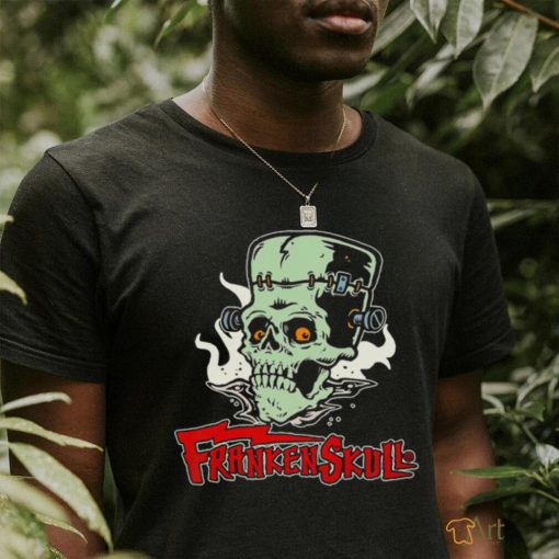 Frankenstein Skull logo shirt