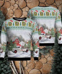 Franklintown, York County, Pennsylvania, Franklintown Community Fire Co Christmas Ugly Sweater 3d Xmas Gifty Gift