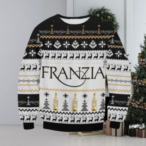 Franzia Chardonnay Christmas Ugly Sweater Gift For Men And Women