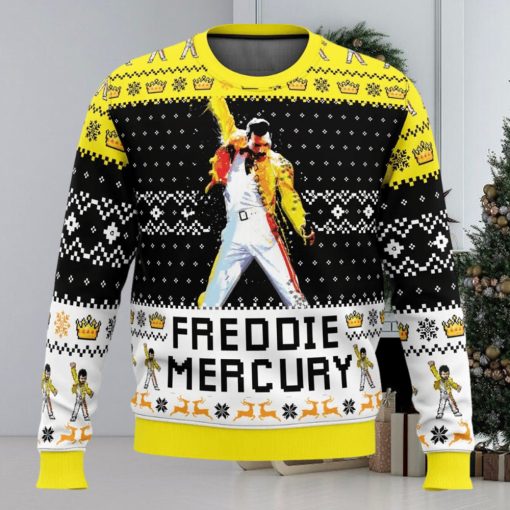 Freddie Mercury Queen Ugly Christmas Sweater