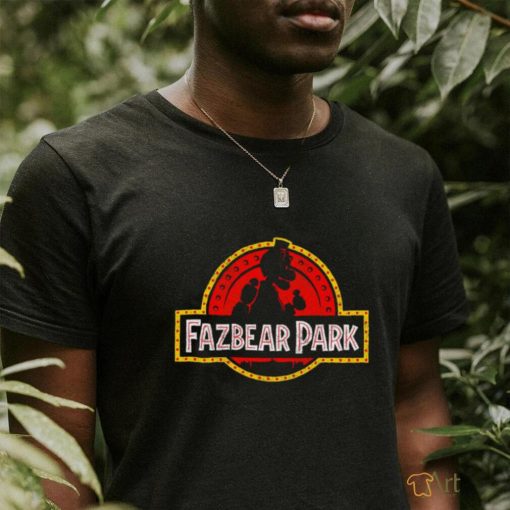 Freddy Fazbear X Jurassic Park Fazbear Par logo shirt