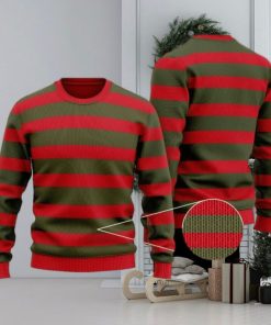 Freddy Krueger Costume Ugly Christmas Sweater