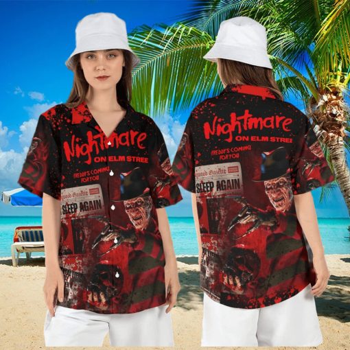 Freddy Krueger Hawaiian Shirt Nightmare On Elm Street Freddy s Coming For You