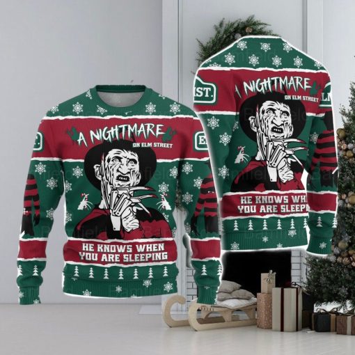 Freddy Krueger Ugly Christmas Sweater Men And Women Christmas Gift Sweater