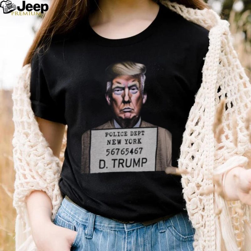 Free Donald Trump Mugshot Photo T shirt