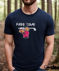 Free Time Golf Dog Shirt