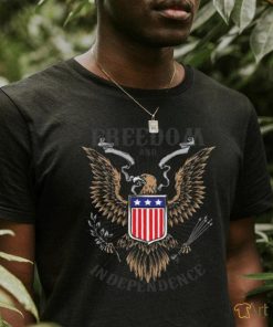 Freedom And Independence Eagle American Flag Shirt