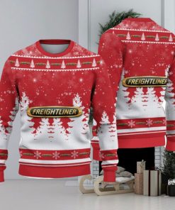 Freightliner Logo Wearing Santa Hat Christmas Gift Ugly Christmas Sweater Christmas Gift Ideas