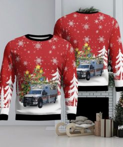 Fremont, Ohio, Sandusky County Ems Christmas Ugly Sweater 3D Gift For Men And Women