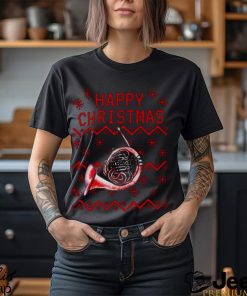 French Horn Christmas Brass Teacher Musician shirt