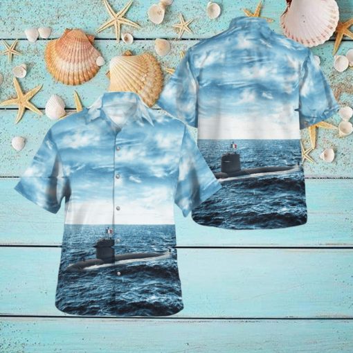 French Submarine Perle Hawaiian Shirt