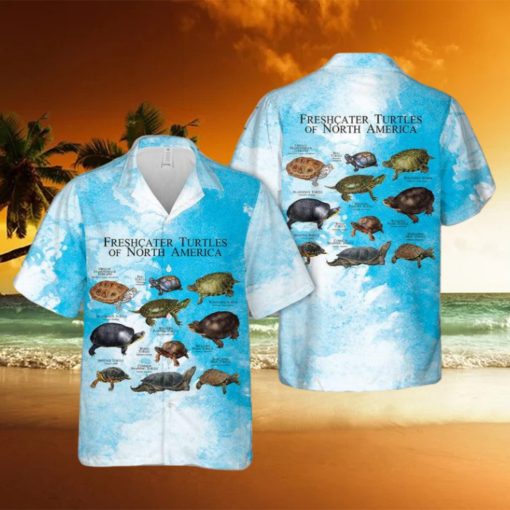 Freshwater Turtles of North America Hawaiian Shirt