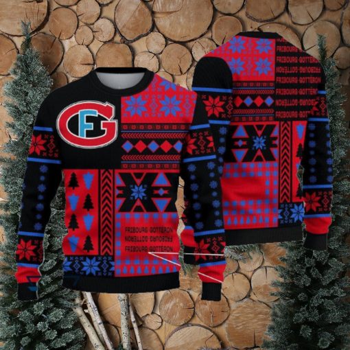 Fribourg Gotteron Summer National League Und Swiss League 3D Ugly Christmas Sweaters For Fans Gift