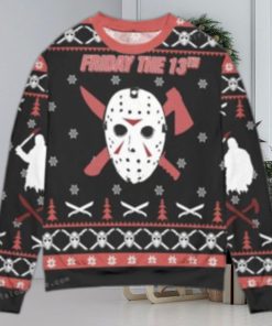 Friday The 13th Jason Voorhees Mask Ugly Sweater