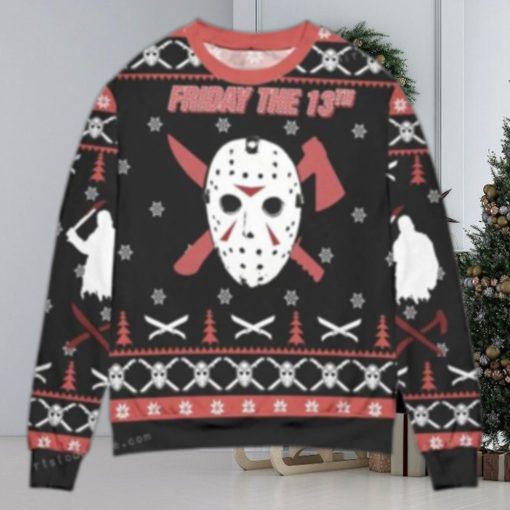 Friday The 13th Jason Voorhees Mask Ugly Sweater