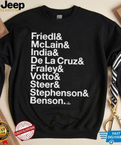 Friedl Mclain India De La Cruz Fraley Votto Steer Stephenson Benson Shirt