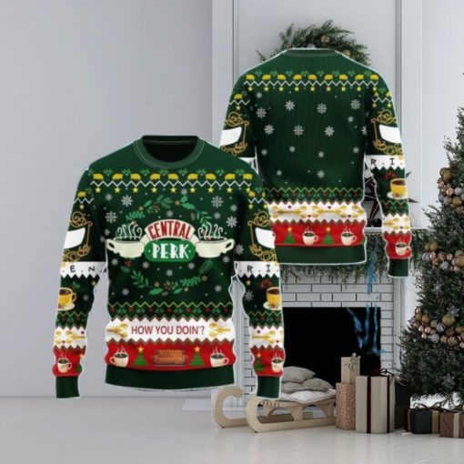 Friend Central Perk Ugly Christmas Sweater For All