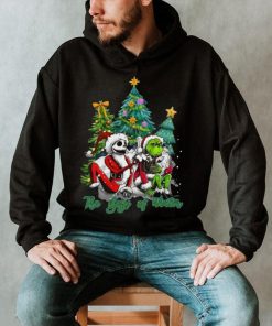 Friends Christmas Shirt Black Grinch and Skeleton Disney Shirt