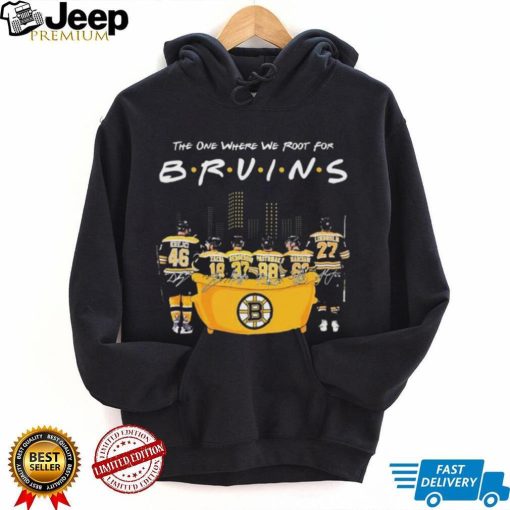 Friends The One Where We Root For Boston Bruins Signature Shirt