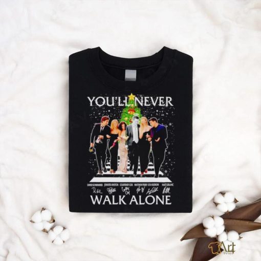 Friends Tv show Abbey Road you’ll never walk alone Christmas shirt