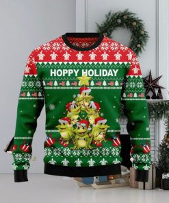 Frog Christmas Tree Ugly Christmas Sweater