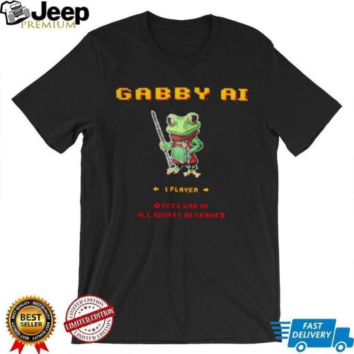 Frog Gabby AI 2023 game shirt