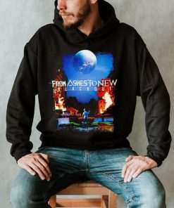 From Ashes to New Blackout photo shirt