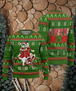 Fubuki x Tatsumaki Anime Ugly Christmas Sweater Custom One Punch Man Xmas Gift