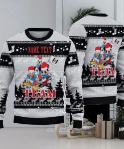 Fulham FC Disney Team Custom Name Ugly Christmas Sweater