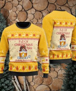 Full Of Christmas Spirit Probably Bundaberg Ugly Christmas Sweater Cute Christmas Gift for Men And Women