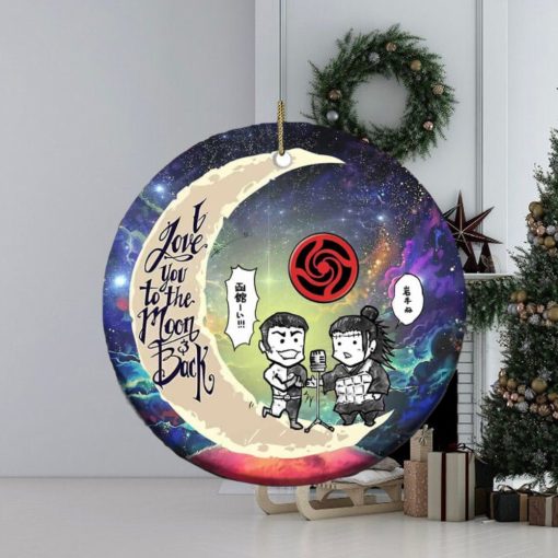 Fumihiko Takaba And Kenjaku Jujutsu Kaisen Chap 240 I Love You To The Moon And Back Custom Name Christmas 2023 Ornament