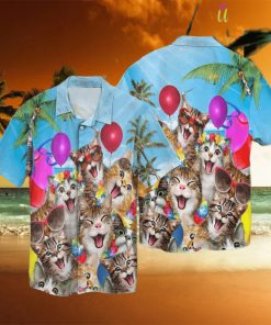 Fun Cats The Beach Hawaiian Shirt – Thoughtful Personalized Gift For The Whole Family