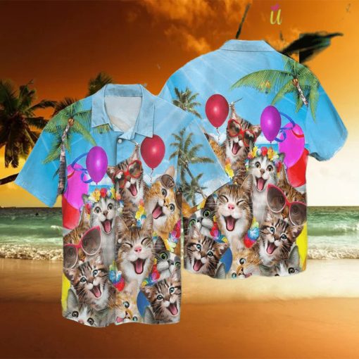 Fun Cats The Beach Hawaiian Shirt – Thoughtful Personalized Gift For The Whole Family