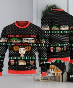 Fun Old Fashion Family Xmas Ugly Christmas Sweater Funny Gift For Men And Women Family Holidays