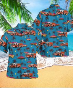 Fundraiser Martinburg West Virginia Baker Heights Volunteer Fire Departt Hawaiian Shirt