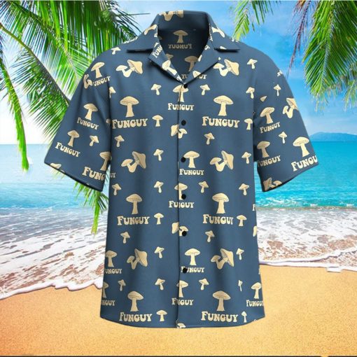 Fungi Funguy Navy Hawaiian Shirt