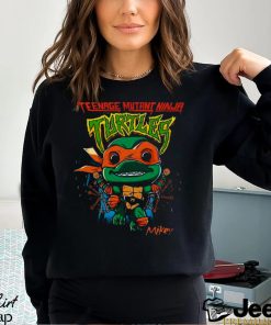Funko TMNT Mutant Mayhem Movie Michelangelo Pocket Pop And Tee Fan Gifts T Shirt