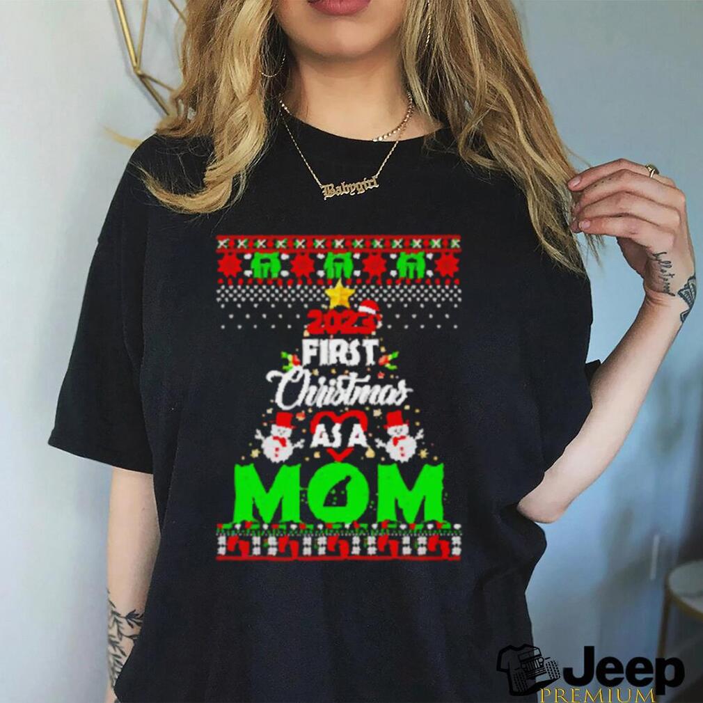 https://img.eyestees.com/teejeep/2023/Funny-2023-First-Christmas-as-a-mom-shirt1.jpg