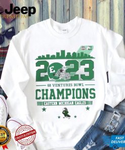 Funny 2023 Go Ventures Bowl Champions Eastern Michigan Eagles football shirt