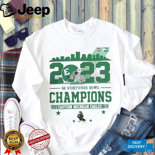 Funny 2023 Go Ventures Bowl Champions Eastern Michigan Eagles football shirt