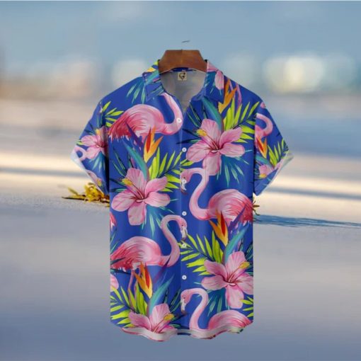 Funny Aloha Flamingo Hawaiian Shirt Summer Gift For Friend