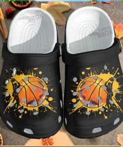 Funny Basketball Sport Black Crocs