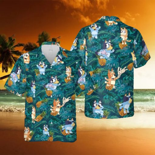 Funny Bluey Aloha Hawaiian Beach Shirts Thoughtful Personalized Gift For The Whole Family