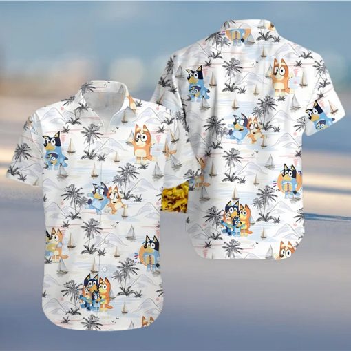 Funny Bluey Family Hawaiian Shirt