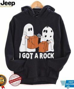 Funny Boo Ghost Scary I Got A Rock Halloween T Shirt