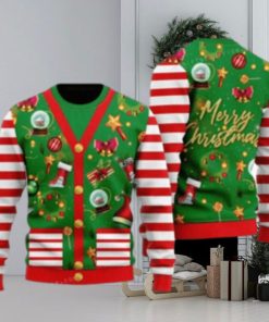 Funny Christmas Cardigan Style Ugly Sweater