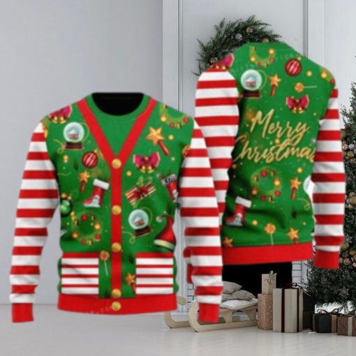 Funny Christmas Cardigan Style Ugly Sweater