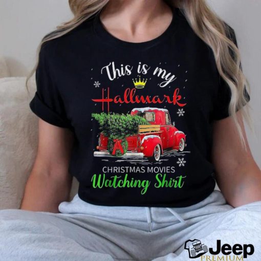 Funny Christmas Hallmark Movie Watching T Shirt